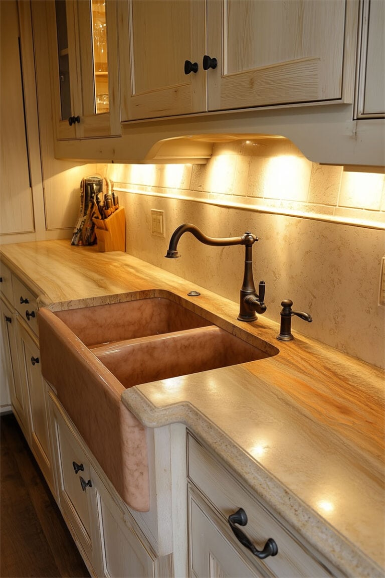 36 Stunning Farmhouse Kitchen Lighting Ideas (That Look Like a Million)