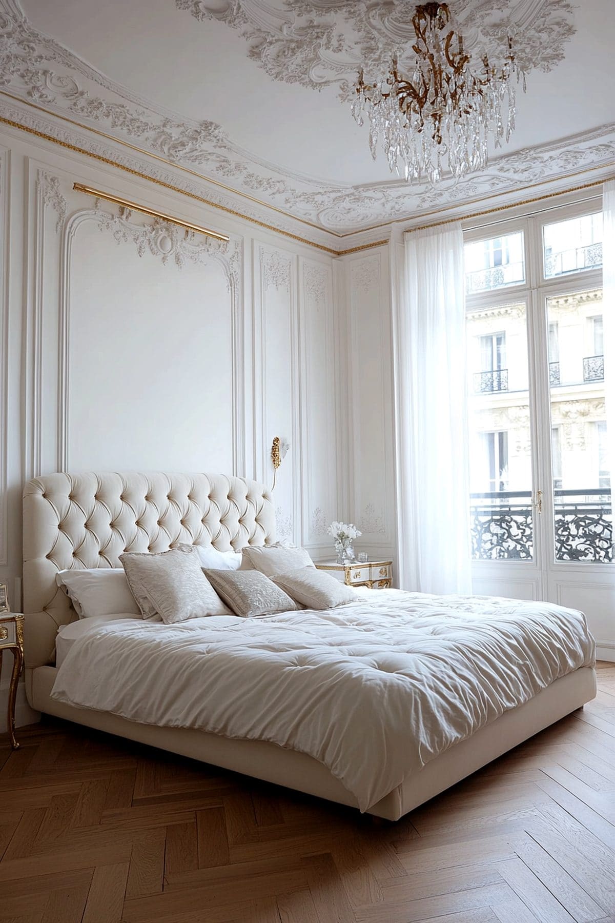 Gorgeous Parisian Bedroom Ideas (30 Ways to Style Like the French)