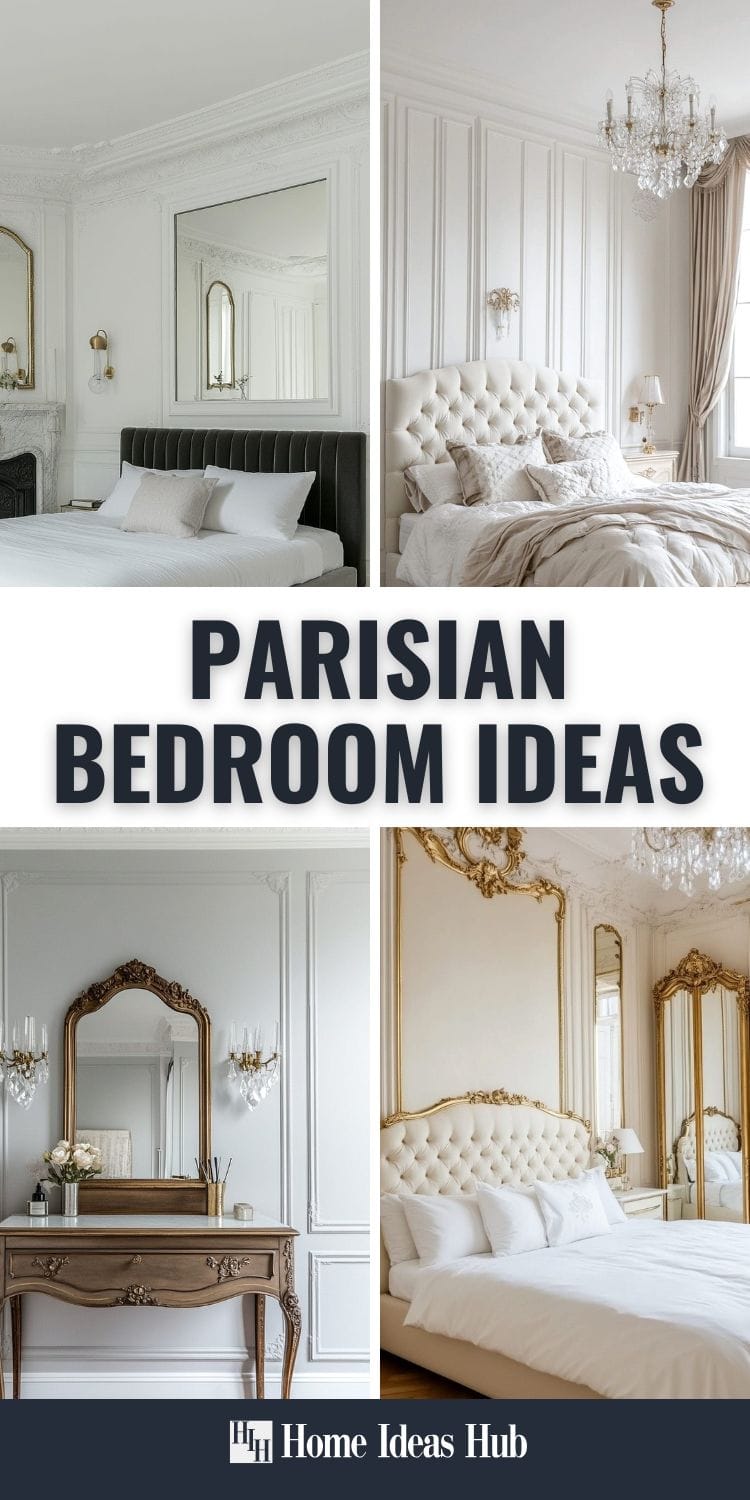Gorgeous Parisian Bedroom Ideas (30 Ways to Style Like the French)